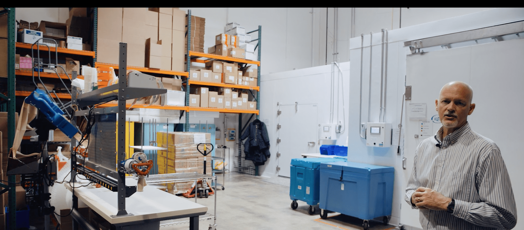 Remote audit Argonaut tour video cold storage